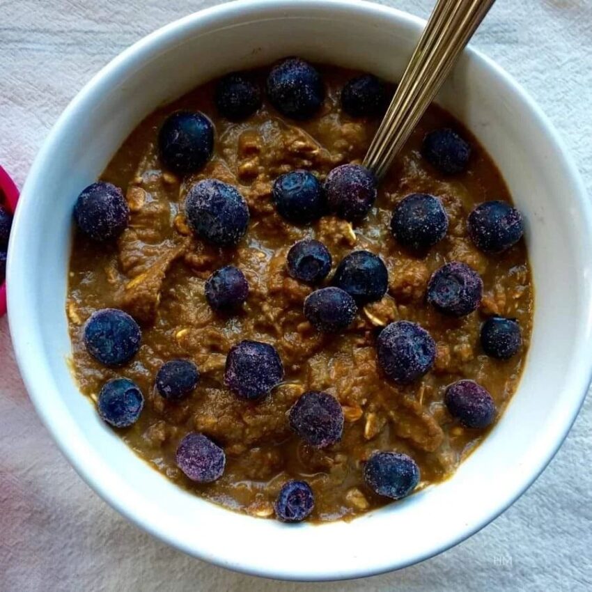 Sugar Free Chocolate Blueberry Oats