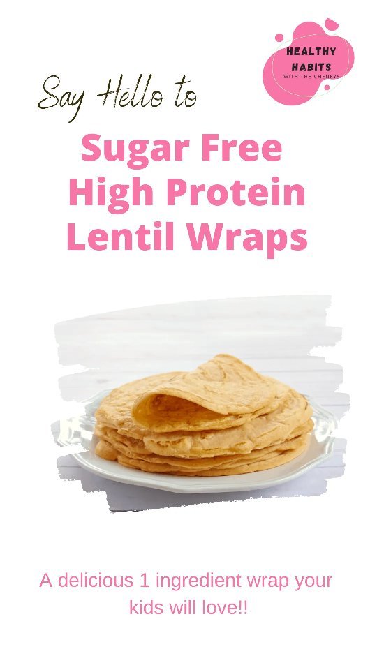 Sugar Free High Protein Lentils Wrap