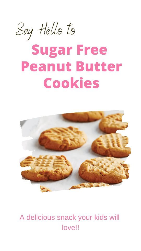 Sugar Free Peanut Butter Cookies