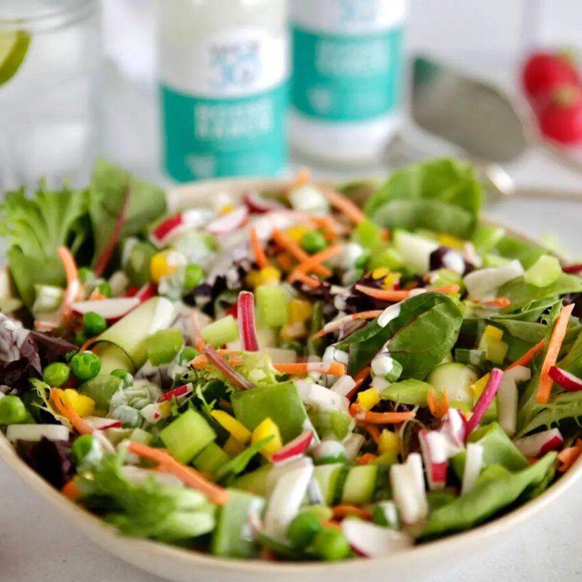 Whole30 House Ranch Rainbow Salad