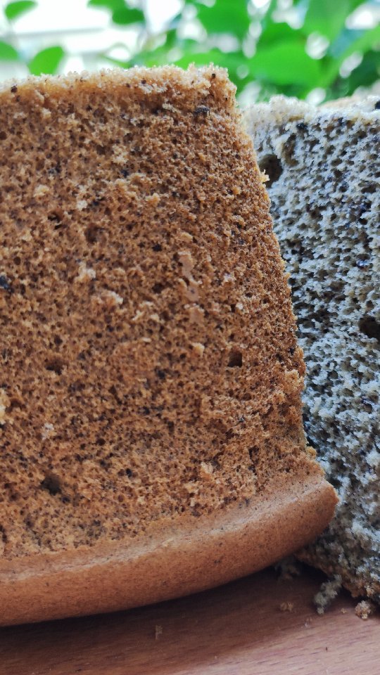 Black Sesame Chiffon Cake