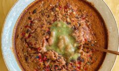 Chocolate Pistachio Baked Oats