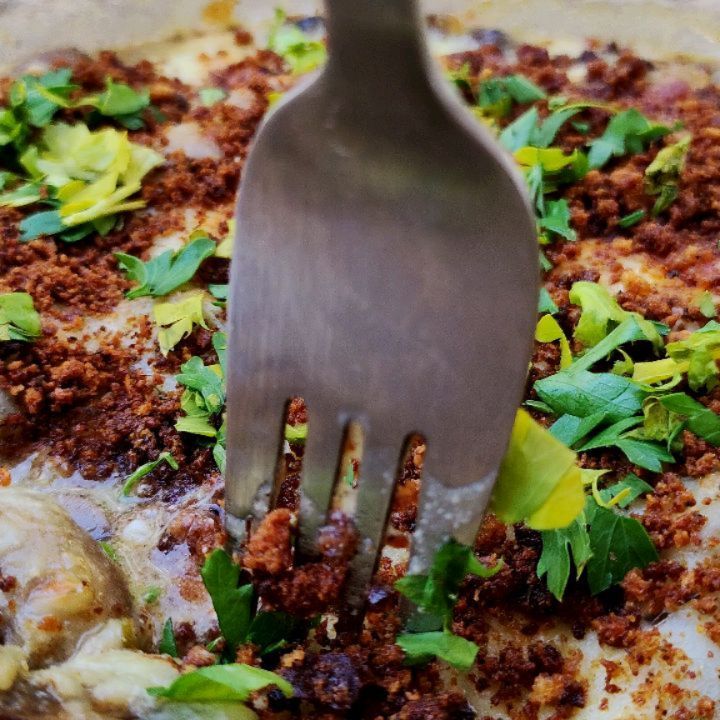 Gratin De Champignons (Mushroom Gratin)