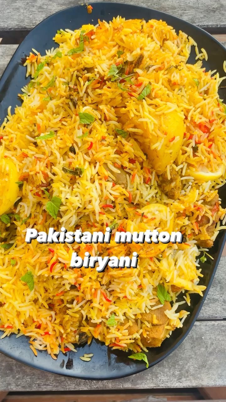 Pakistani Style Mutton Biryani