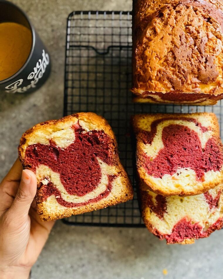Red Marble Cake