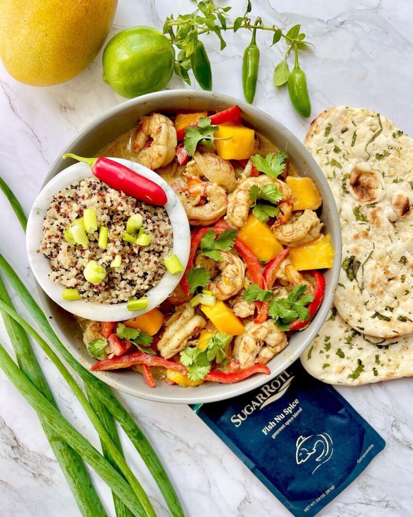 Shrimp Mango & Coconut Milk Curry