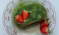 Strawberry Matchamisu French Toast