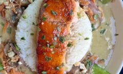 Thai Coconut Cashew Salmon