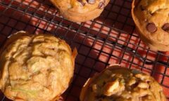 Vegan And Dairy Free Banana Zucchini Muffins