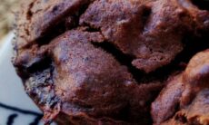 Double Chocolate Cherry Muffins