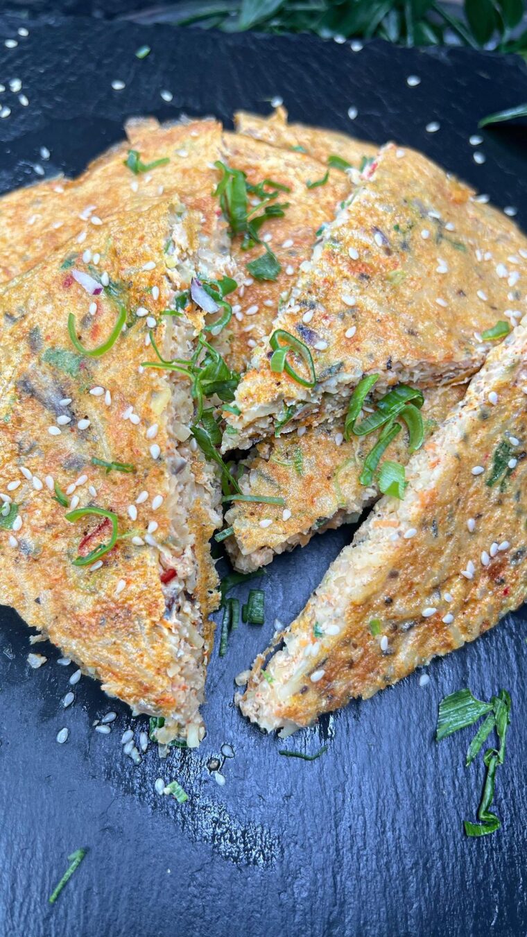 Rice Egg Omelette