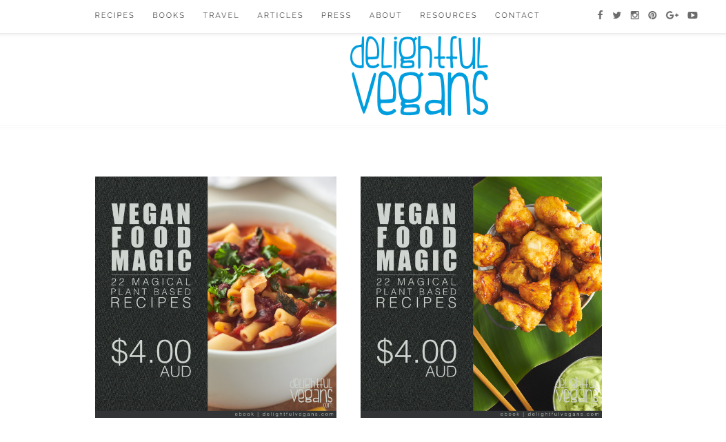 Vegan Recipe Website
