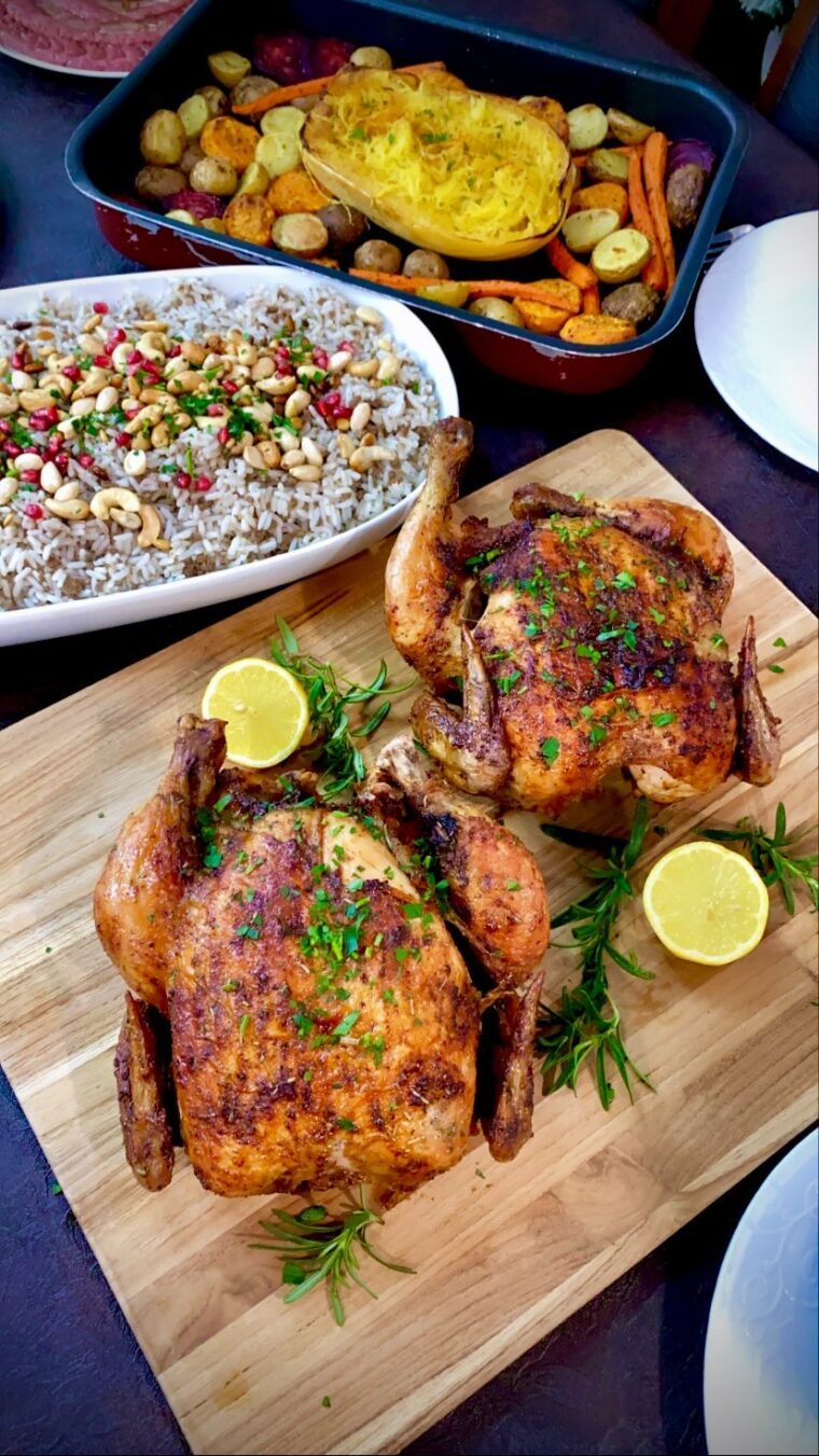 Air Fryer Rotisserie Chicken