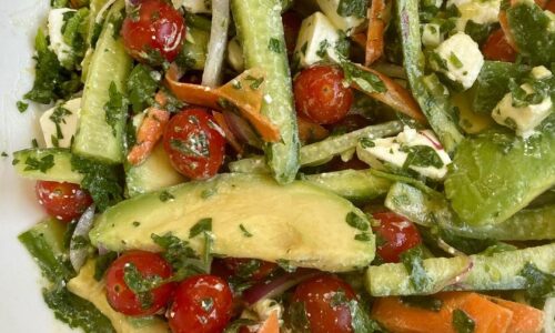 Avocado Feta Salad - Main Dishes dari Avocado