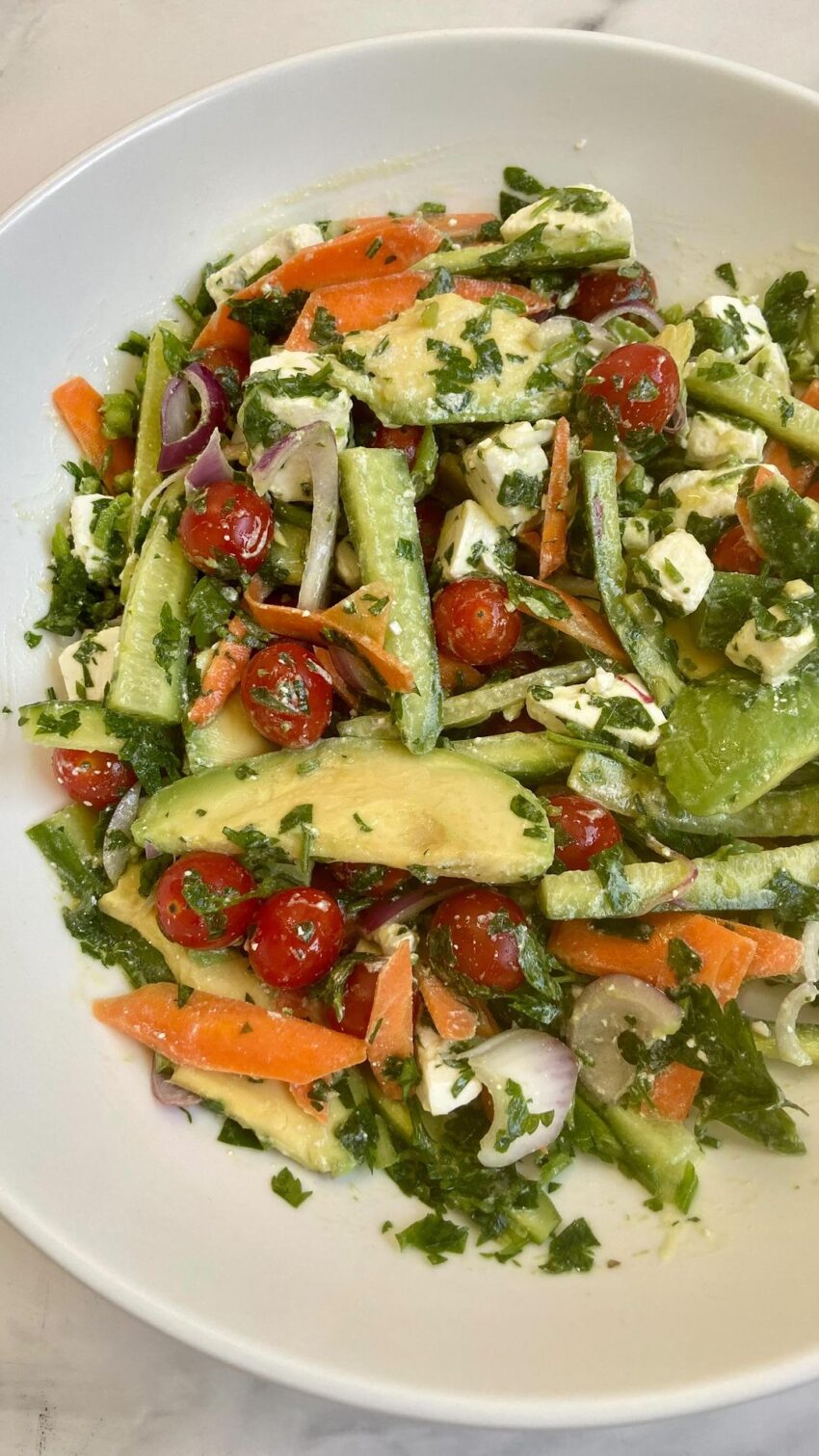 Avocado Feta Salad