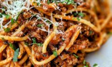 Beef & Mushroom Spaghetti