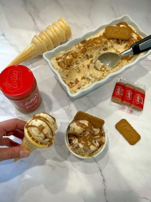 Biscoff ice cream