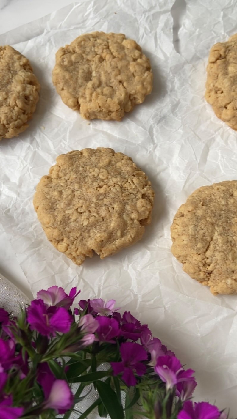 Eggless Peanut Butter Cookies