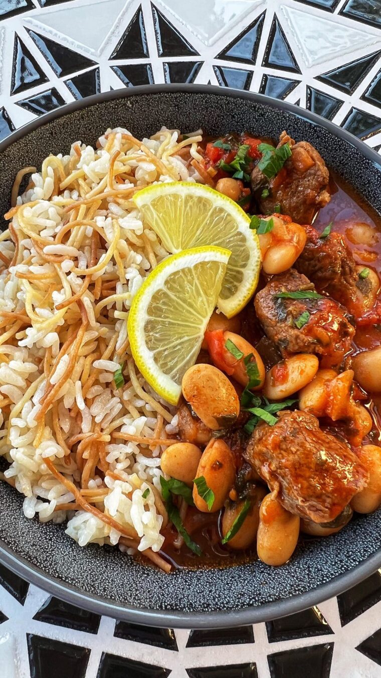Fasulyeh And Rice