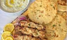 Greek Chicken Kebabs
