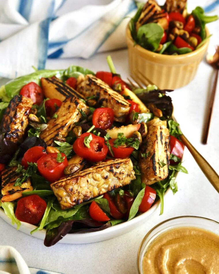Grilled Tempeh Salad