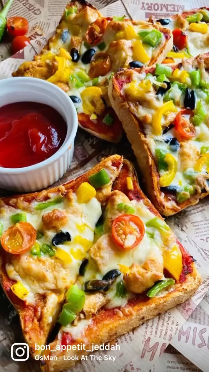 Instant Bread Pizza