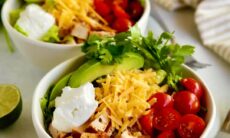 Keto Copycat Chipotle Chicken Bowls
