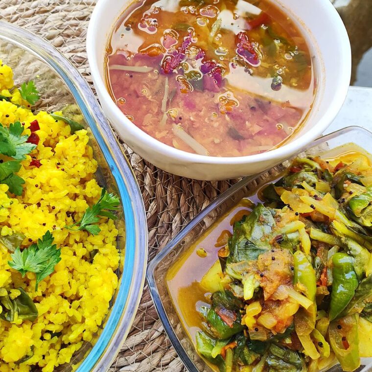 Kulfa Aloo Sabzi (Purslane Potato Stir Fry)