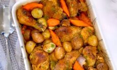 Lemon Garlic Chicken Bake