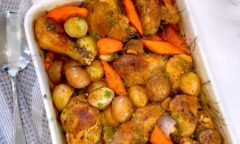 Lemon Garlic Chicken Bake
