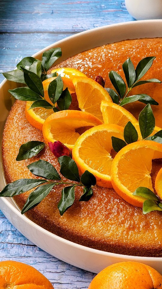Orange Blossom Semolina Cake