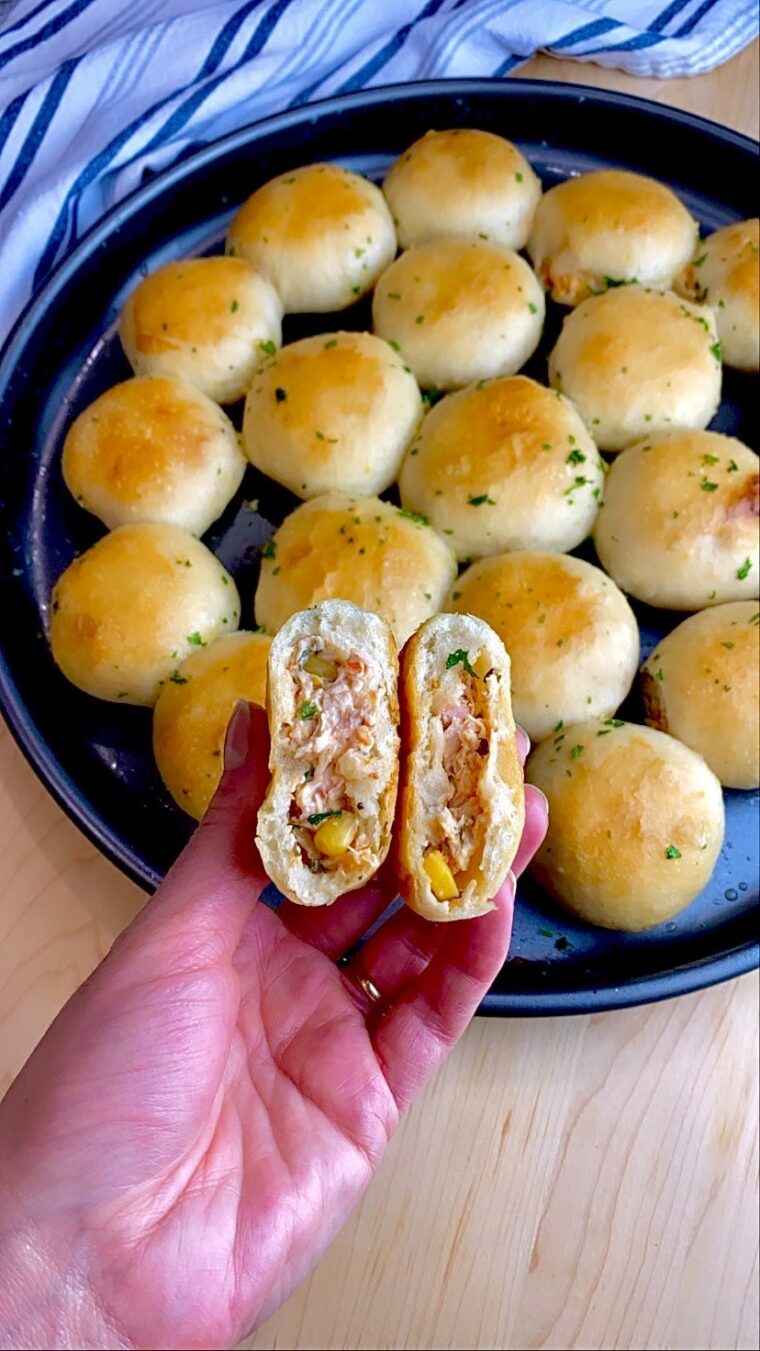 Stuffed Chicken Dinner Rolls