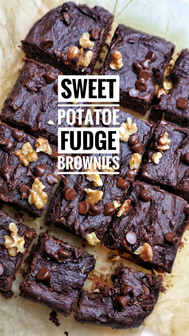 Sweet Potato Fudge Brownies (Vegan)