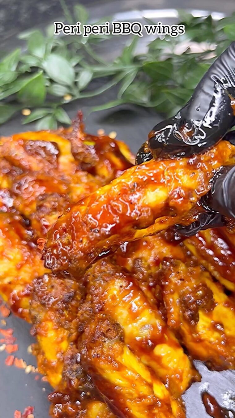 Air Fried Peri Peri Mustard Wings