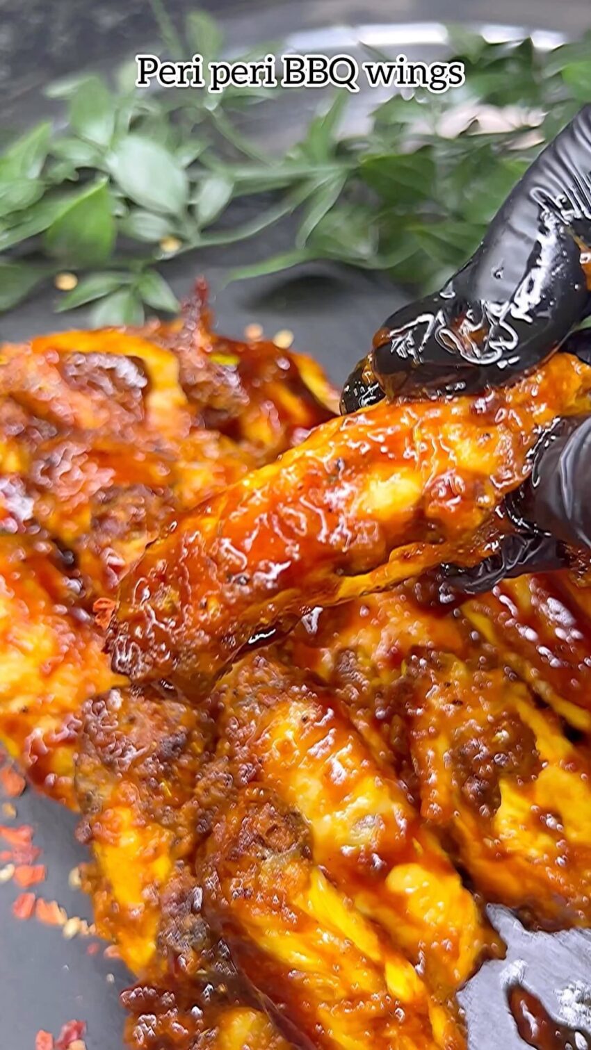 Air Fried Peri Peri Mustard Wings