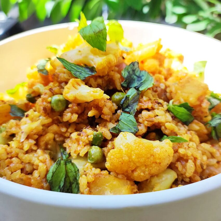 Aloo Gobi Matar Pulao