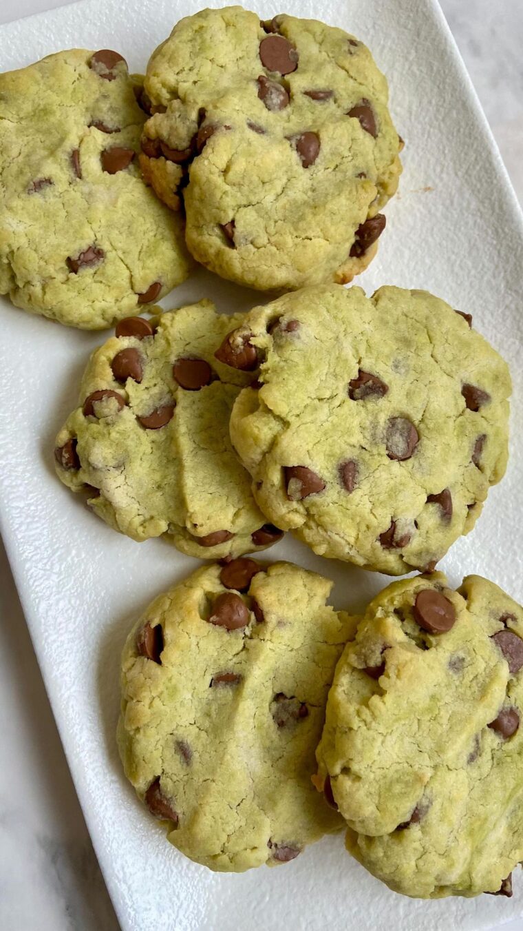 Avocado And Choc Chip Cookies