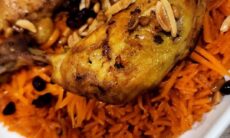Azzys Kabseh Chicken With Salsa