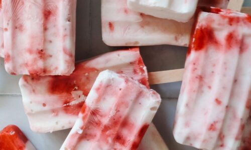 Berry Yogurt Popsicles