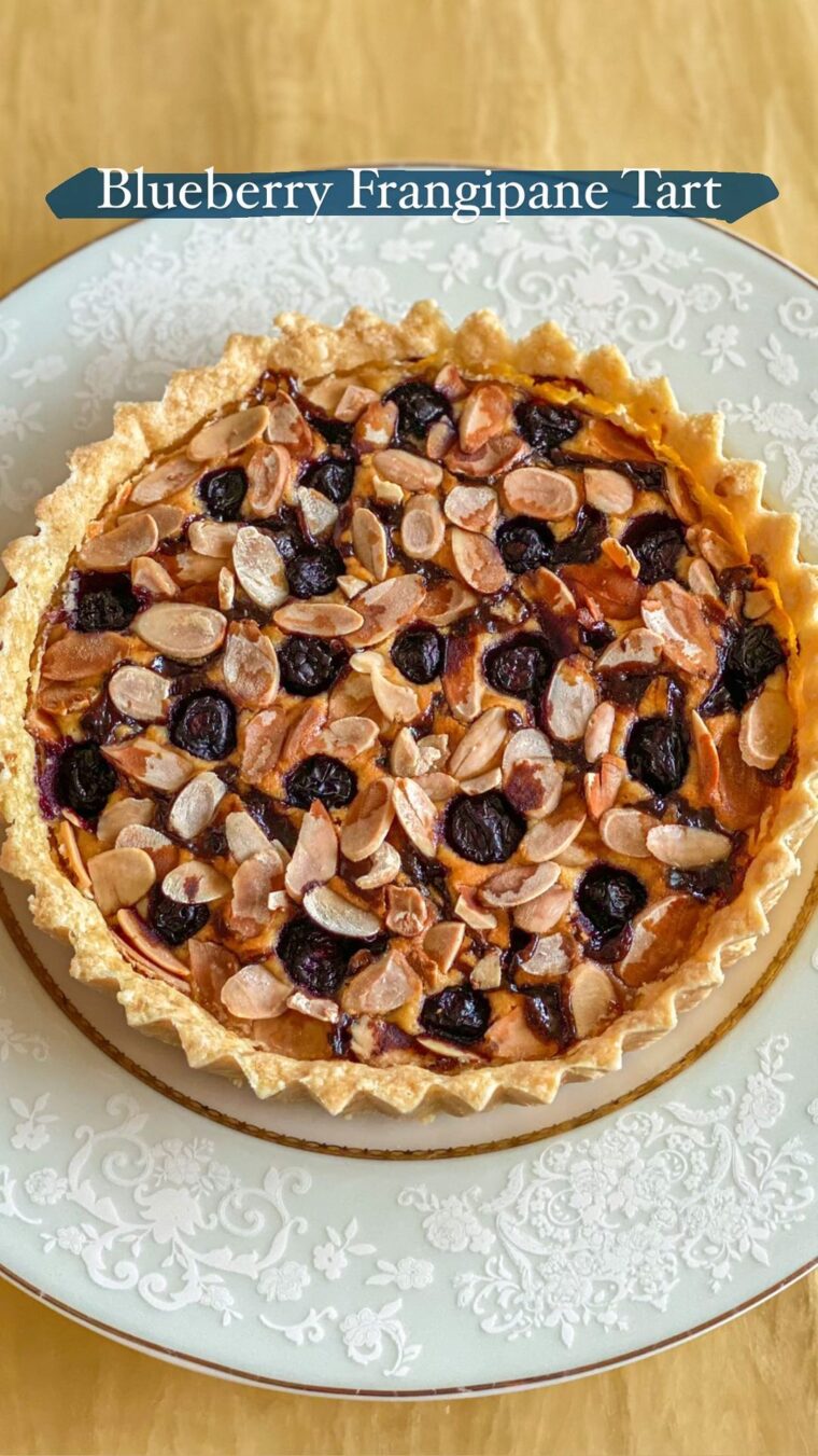 Blueberry Frangipane Tart