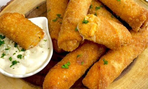 Buffalo Chicken Egg Rolls
