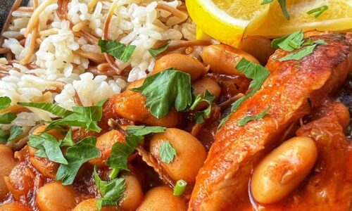 Chicken Fasulyeh