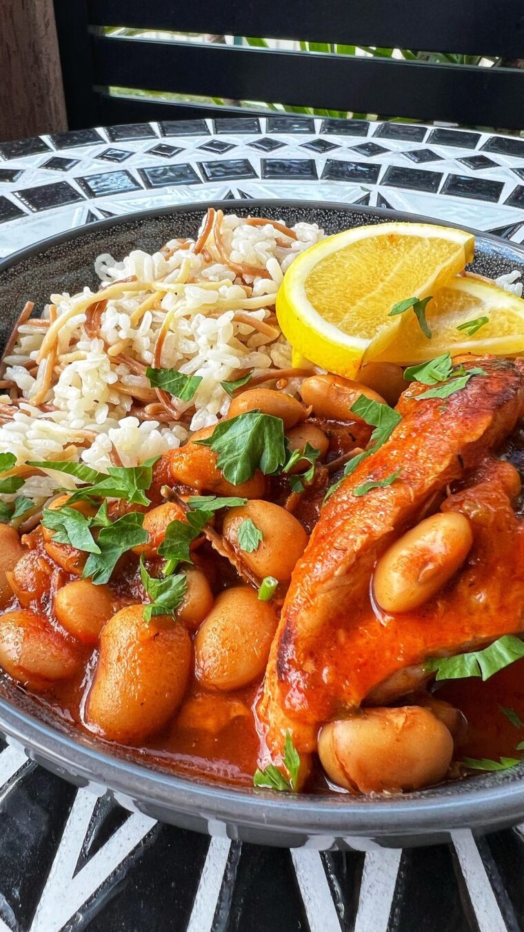 Chicken Fasulyeh
