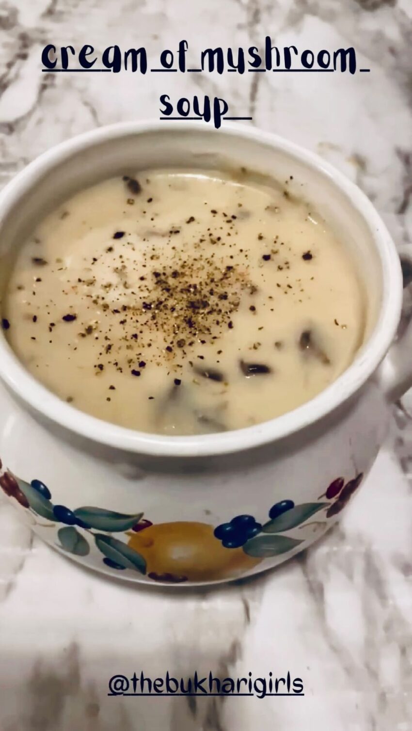 Cream Of Mushroom Soup
