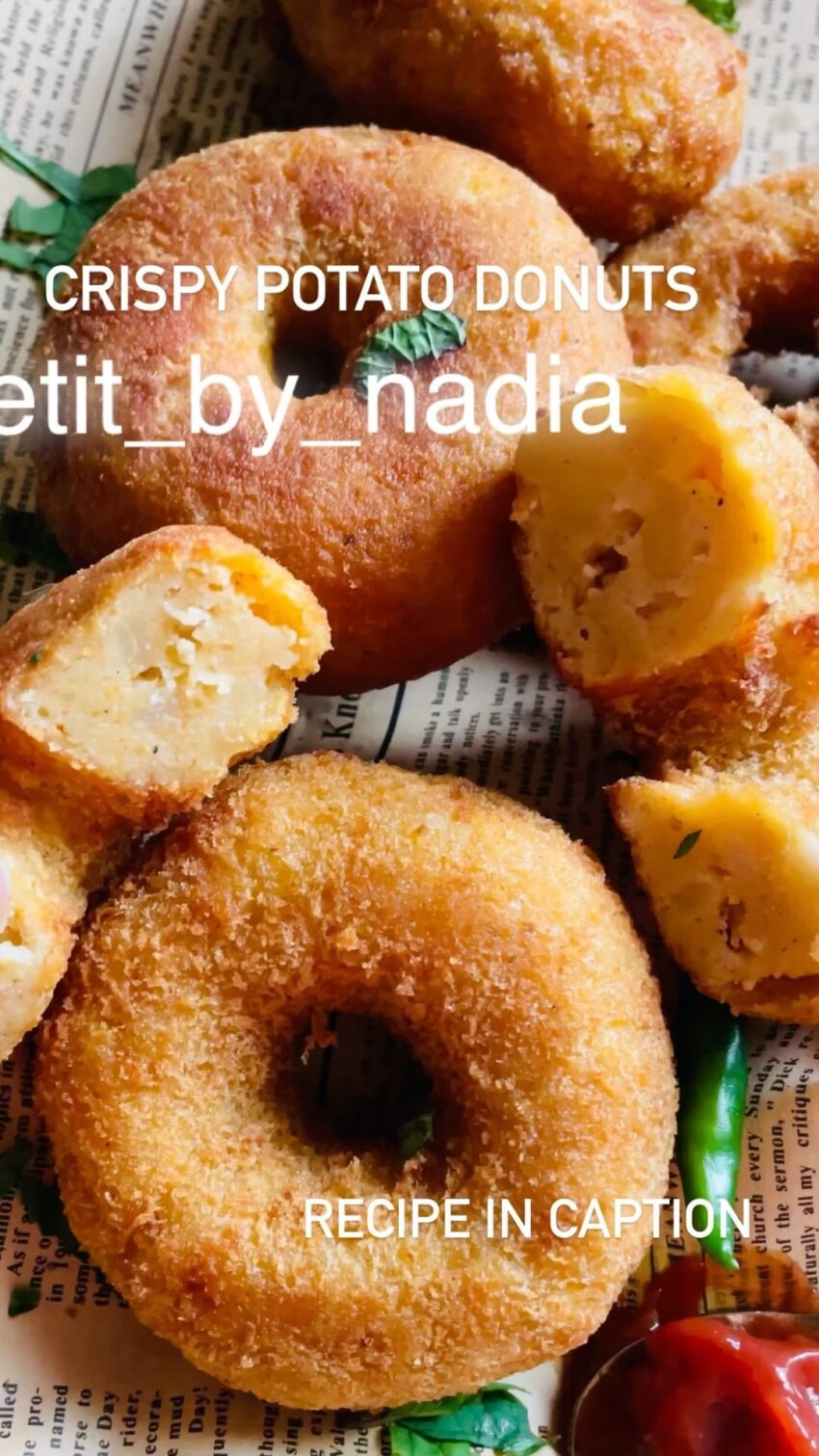 Crispiest Potato Donuts