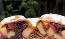 Crunchy Vegan Apple Fritter Breakfast