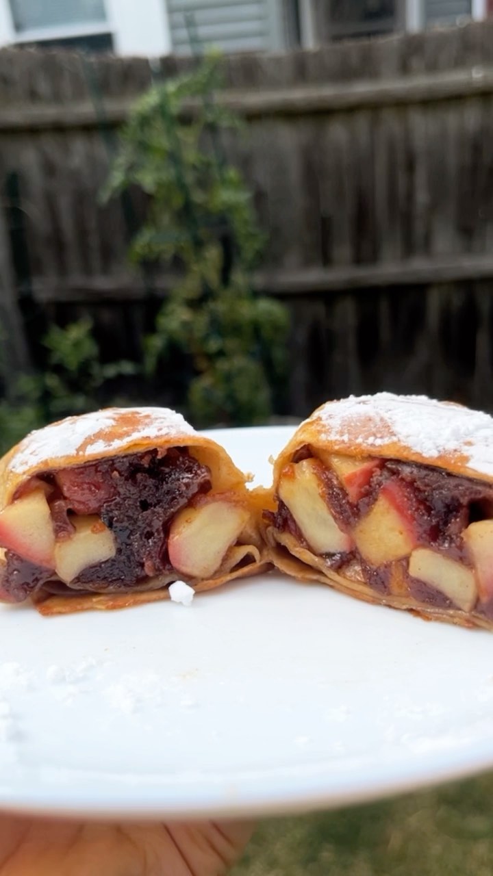 Crunchy Vegan Apple Fritter Breakfast