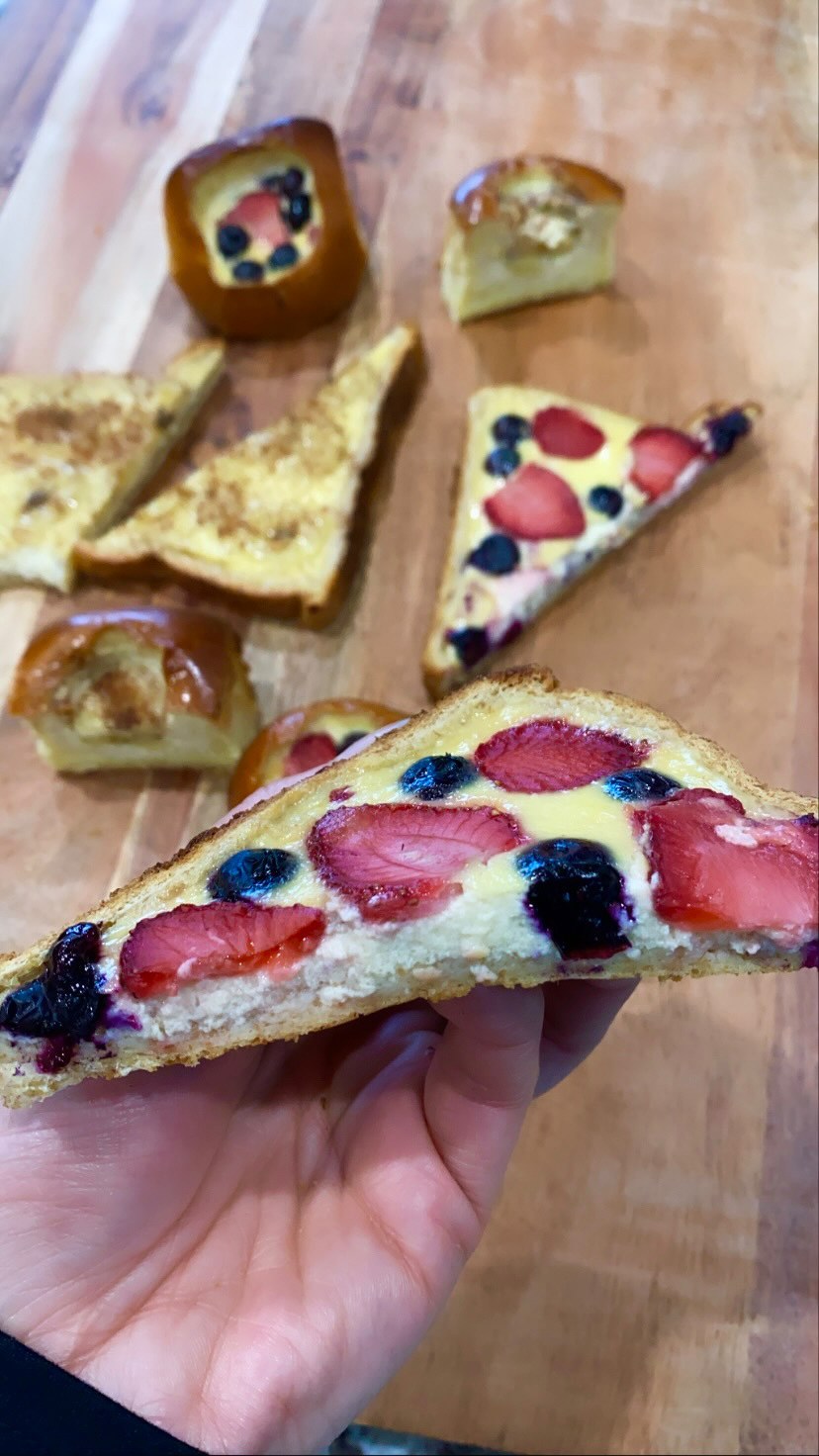 Custard Yogurt Toast