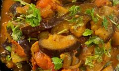 Easy Eggplant Prawn Curry