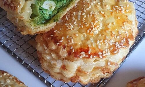 Green Masala Chicken Pies